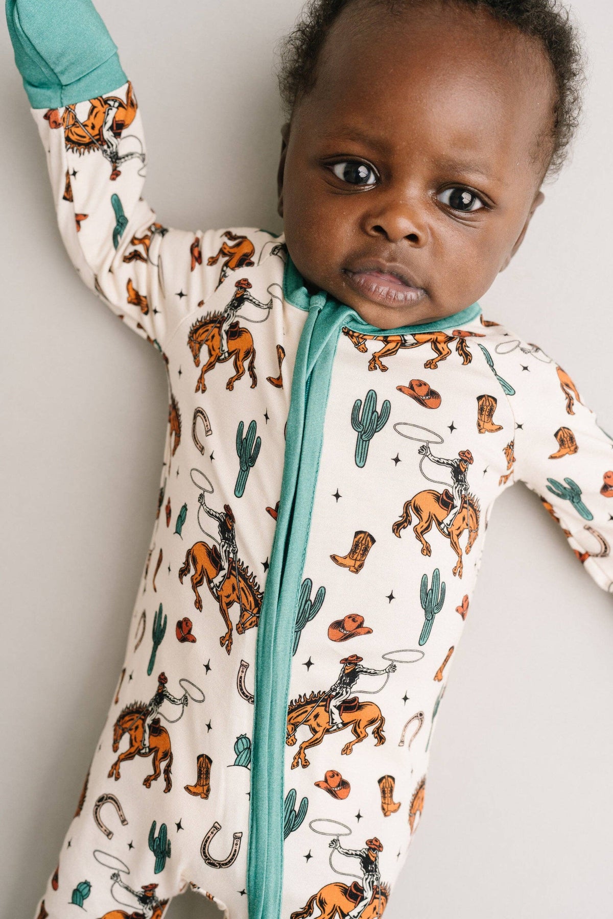 3/6m , LOS Rodeo Rider bamboo zippy