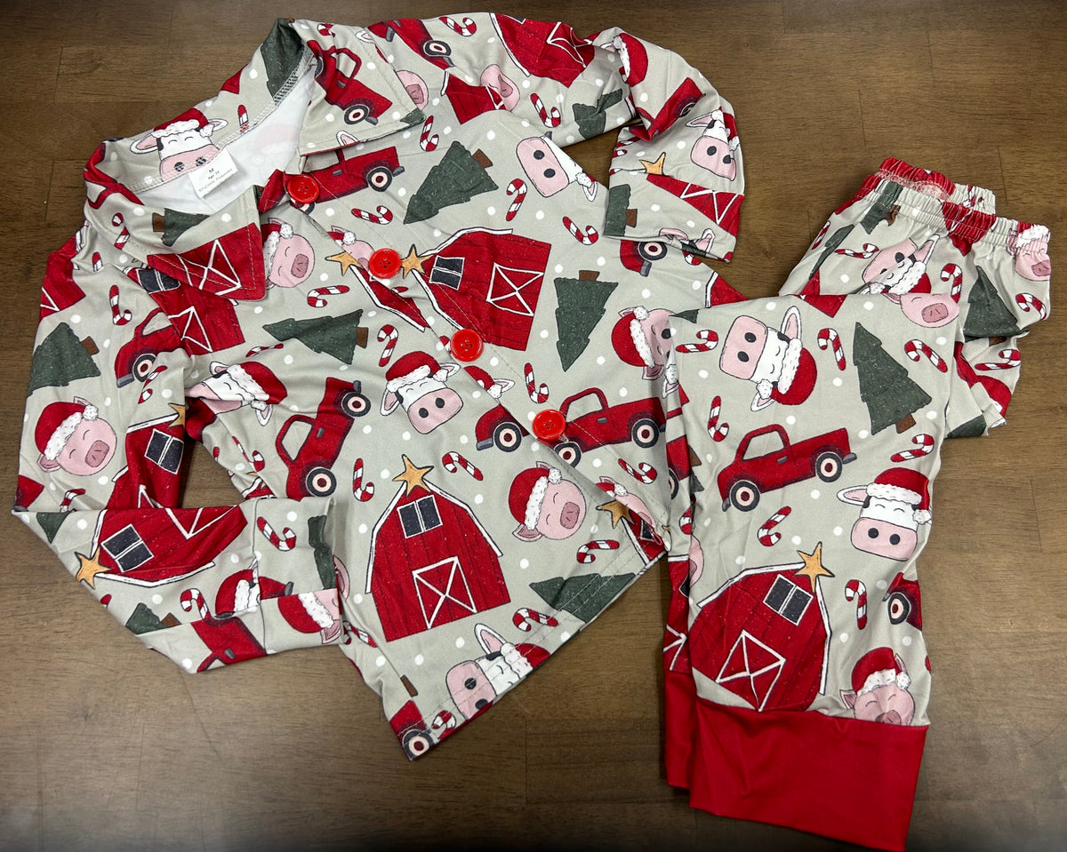 **Pre Order** Red Barn Christmas Set