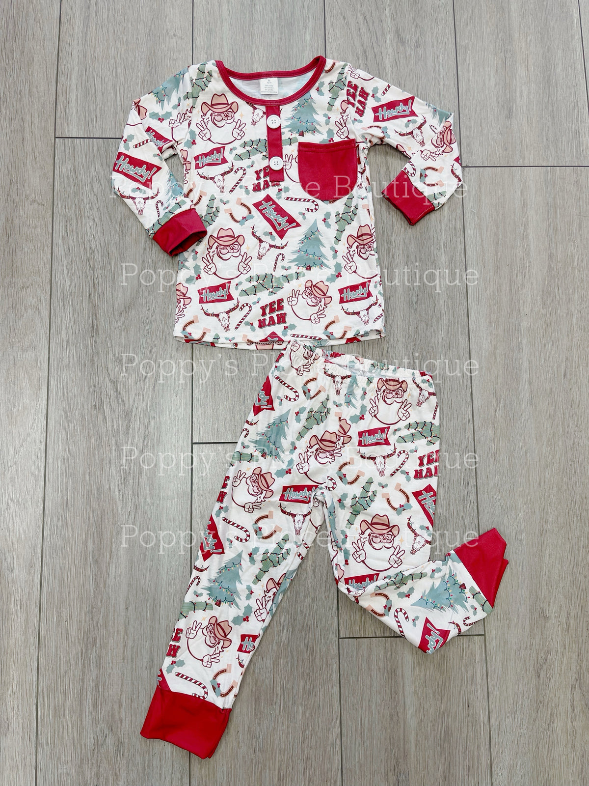 **PRE ORDER** Retro Cowboy Santa Set