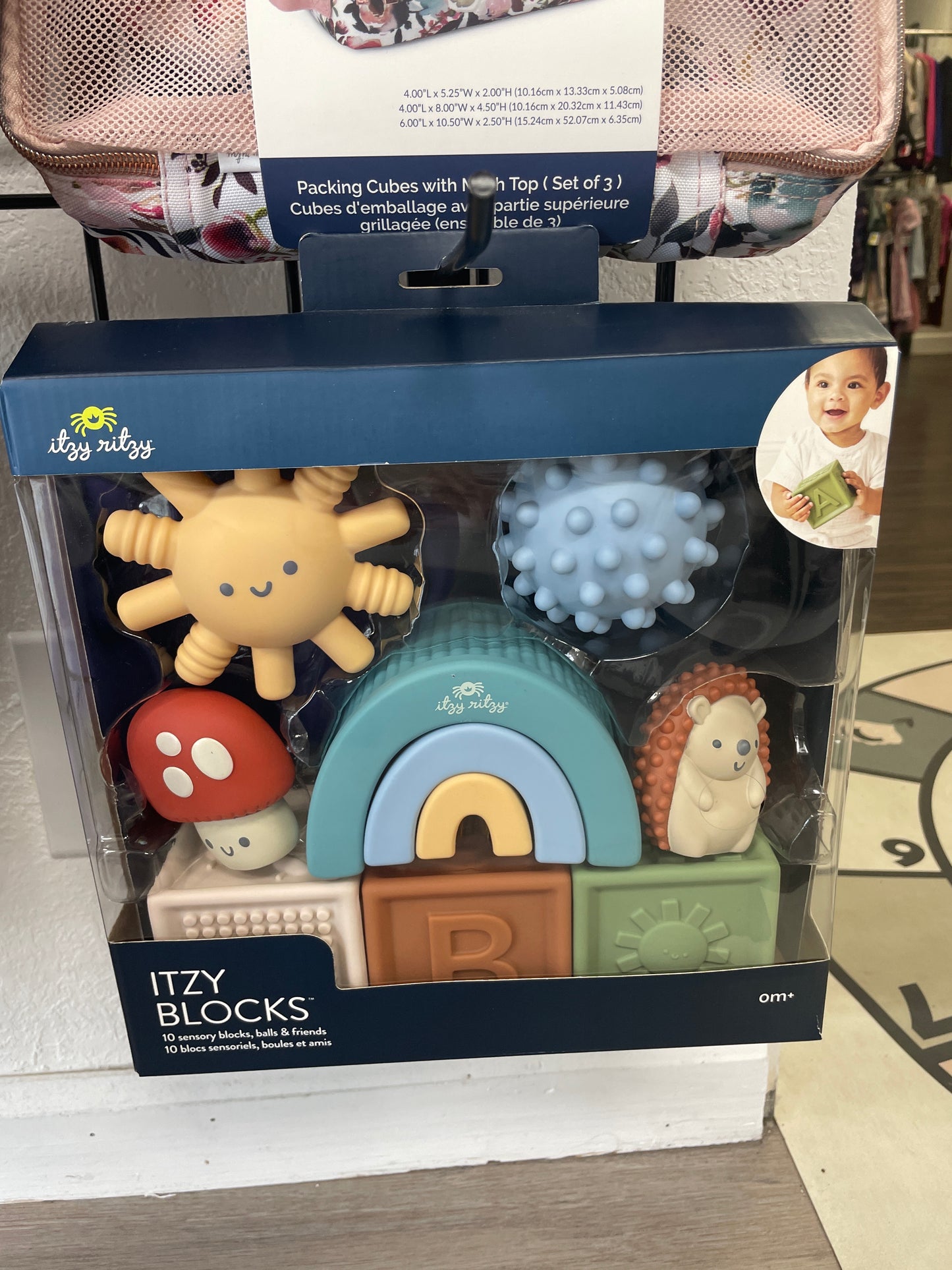 Itzy Ritzy Sensory Blocks,10pc,0m+