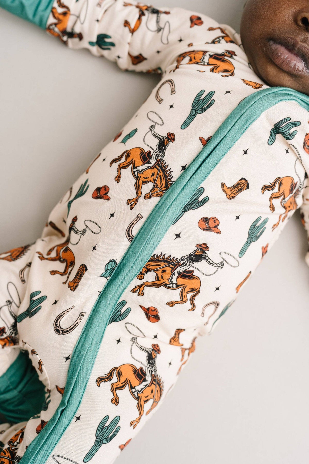 3/6m , LOS Rodeo Rider bamboo zippy
