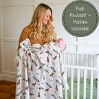Fireman Policeman -Baby Swaddle Blanket Set