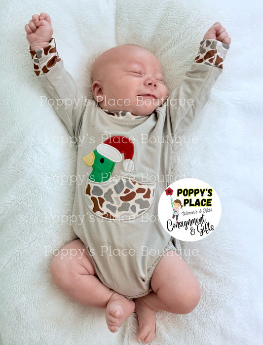 **PRE ORDER** Christmas Mallard Bubble Romper