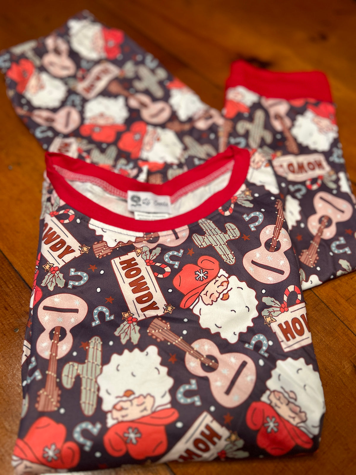 **Pre Order** HOWDY Santa Cactus/Guitar Sibling Match