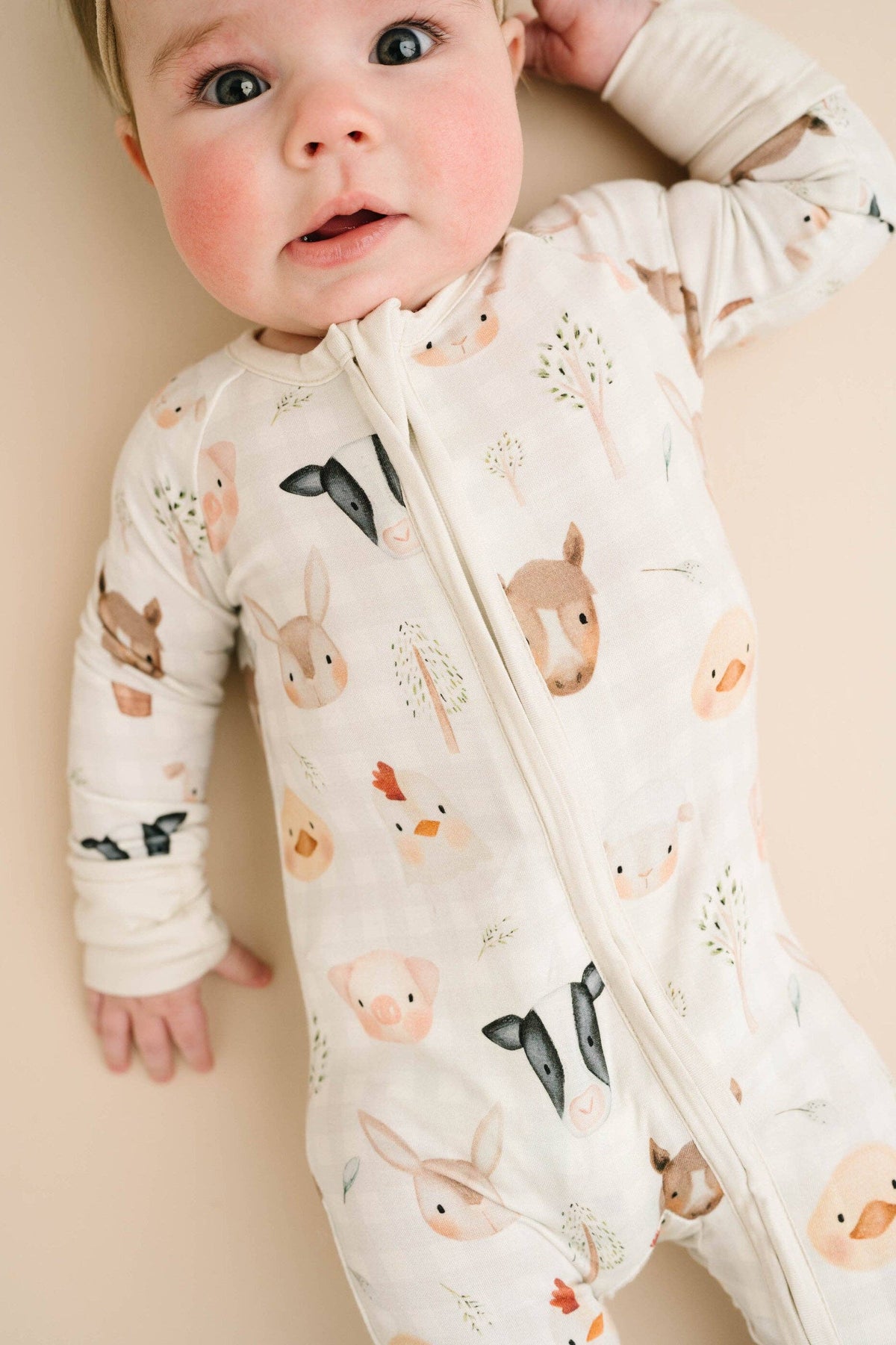 Farm Friends Bamboo Sleeper: 6-12M