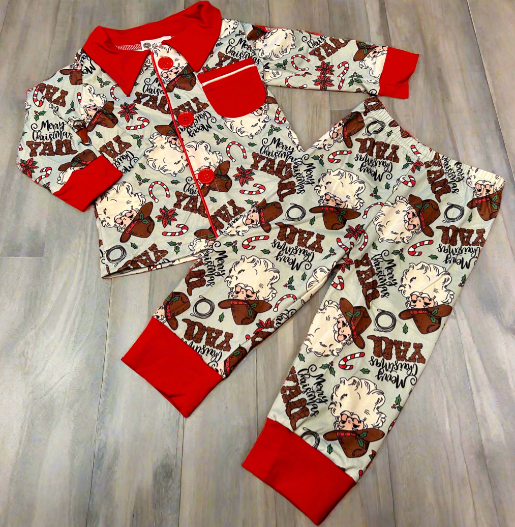 **PRE ORDER** Unisex, Merry Christmas Y'All Pajamas