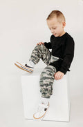 Smiley Daze Camo Joggers,Camo,4t