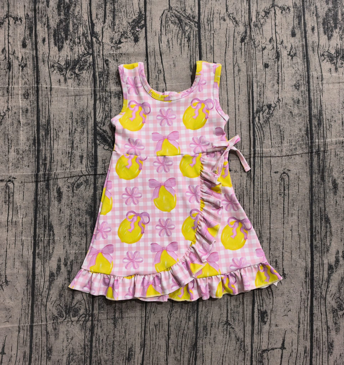 **PRE ORDER** Lemon Gingham Dress