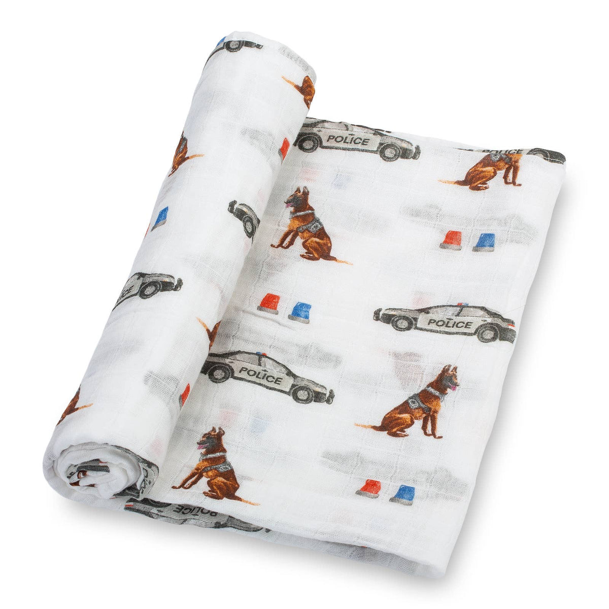 Fireman Policeman -Baby Swaddle Blanket Set