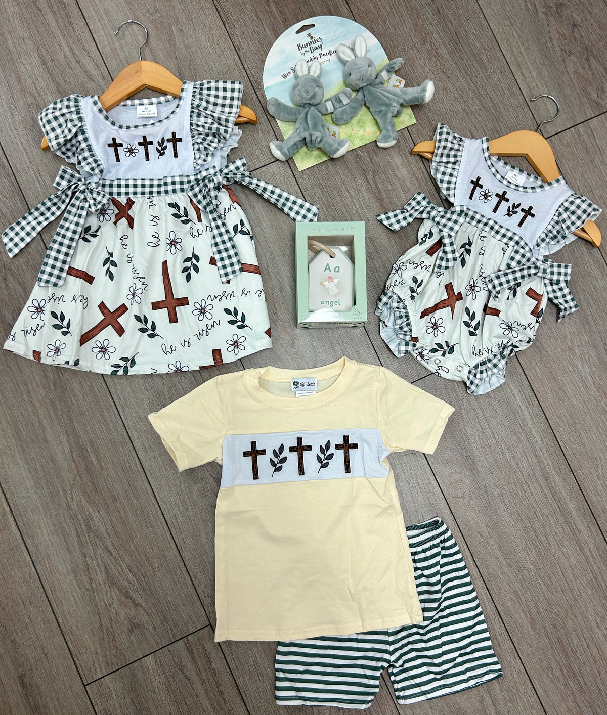 **PRE ORDER** Embroidered Easter Siblings Set