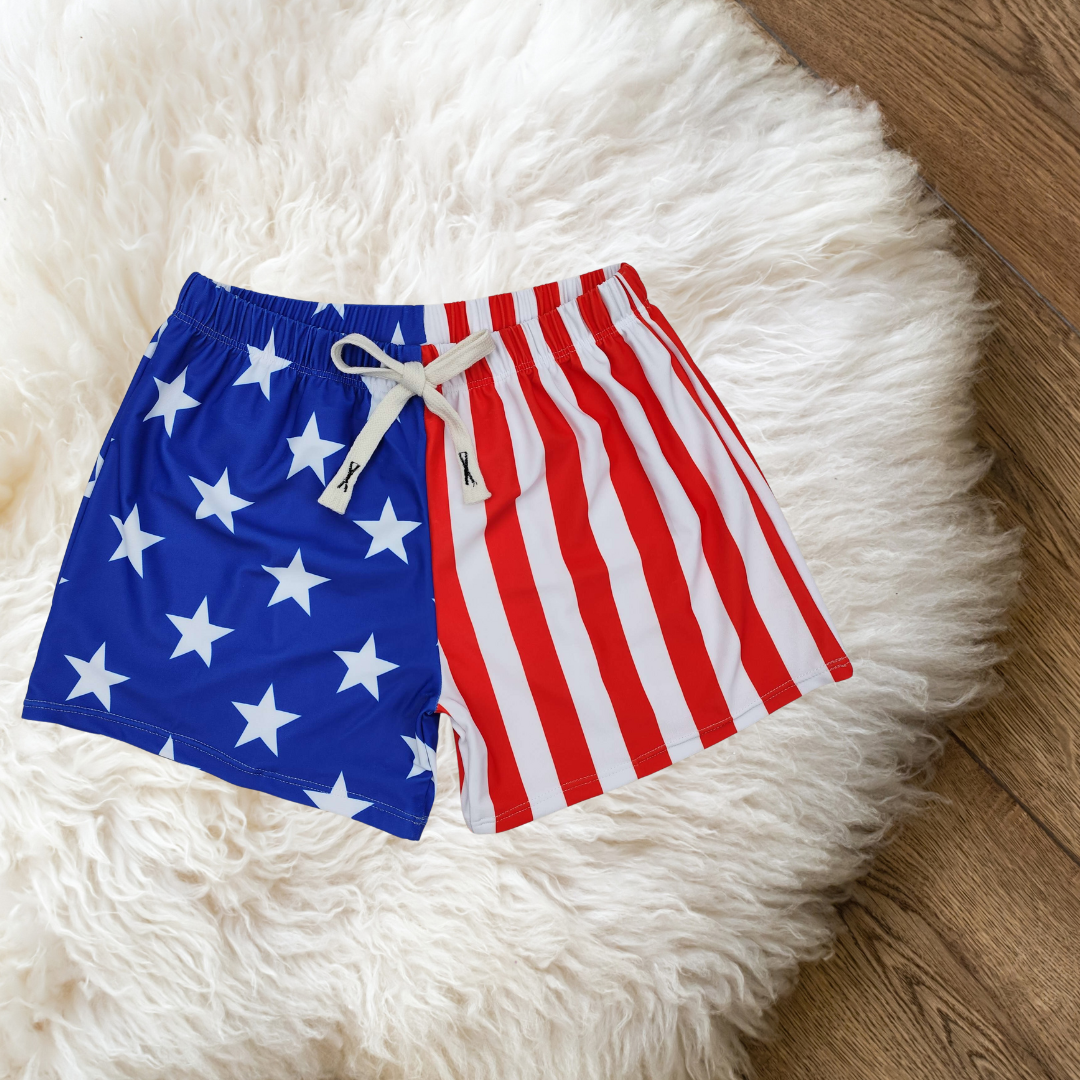 **PRE ORDER** Comfy USA Swim Trunks