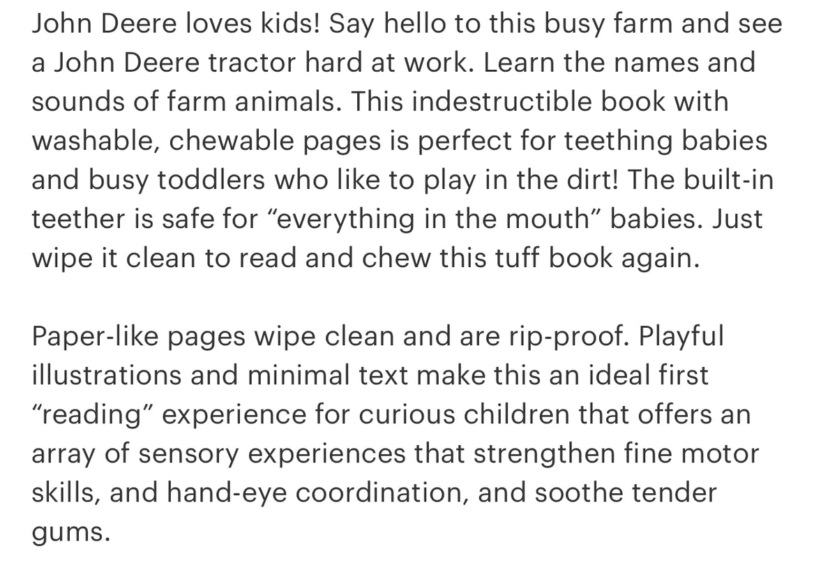 **PRE ORDER** Indestructible- Hello, Farm!