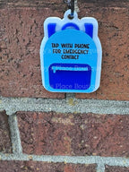 Emergency Contact Backpack Tag