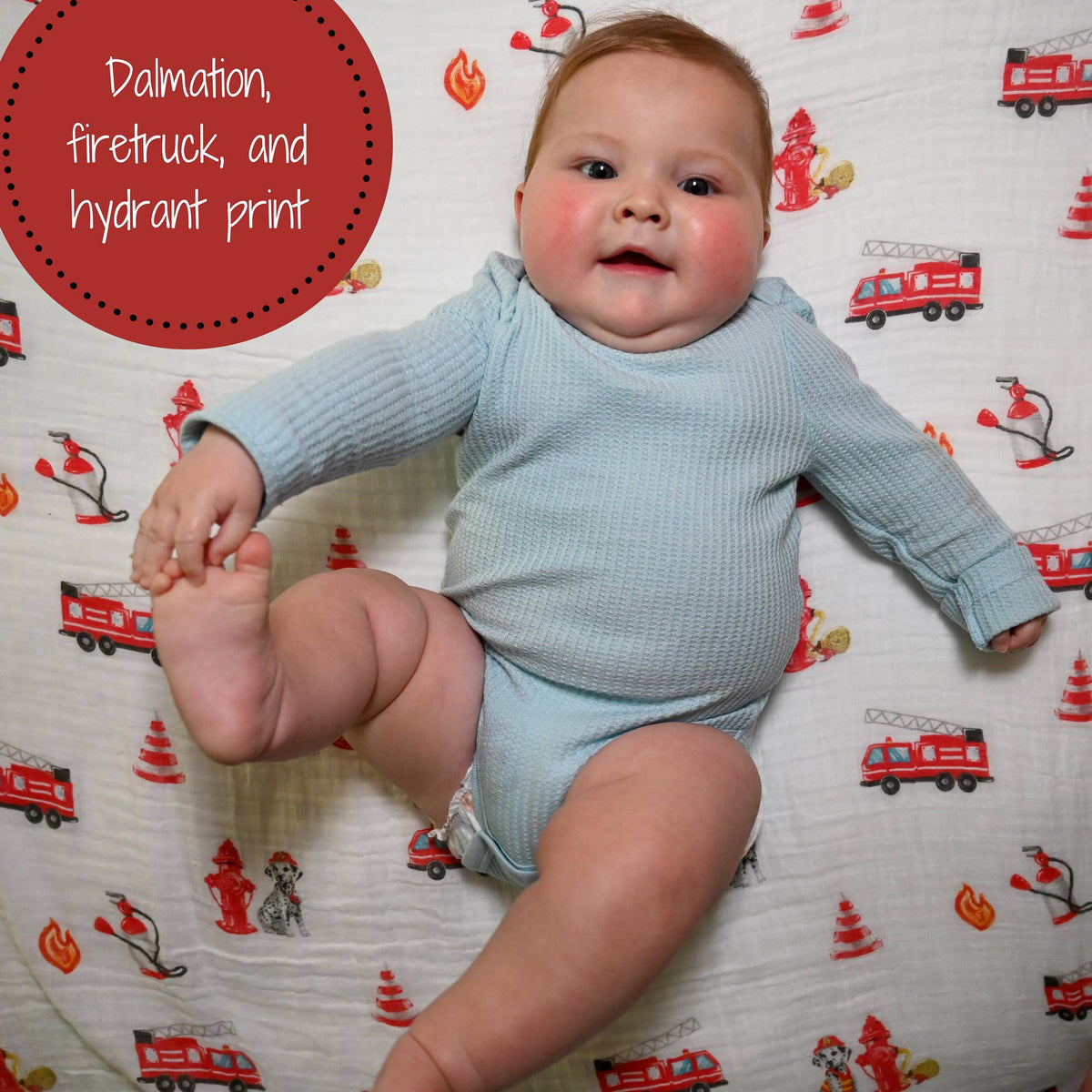 Fireman Policeman -Baby Swaddle Blanket Set