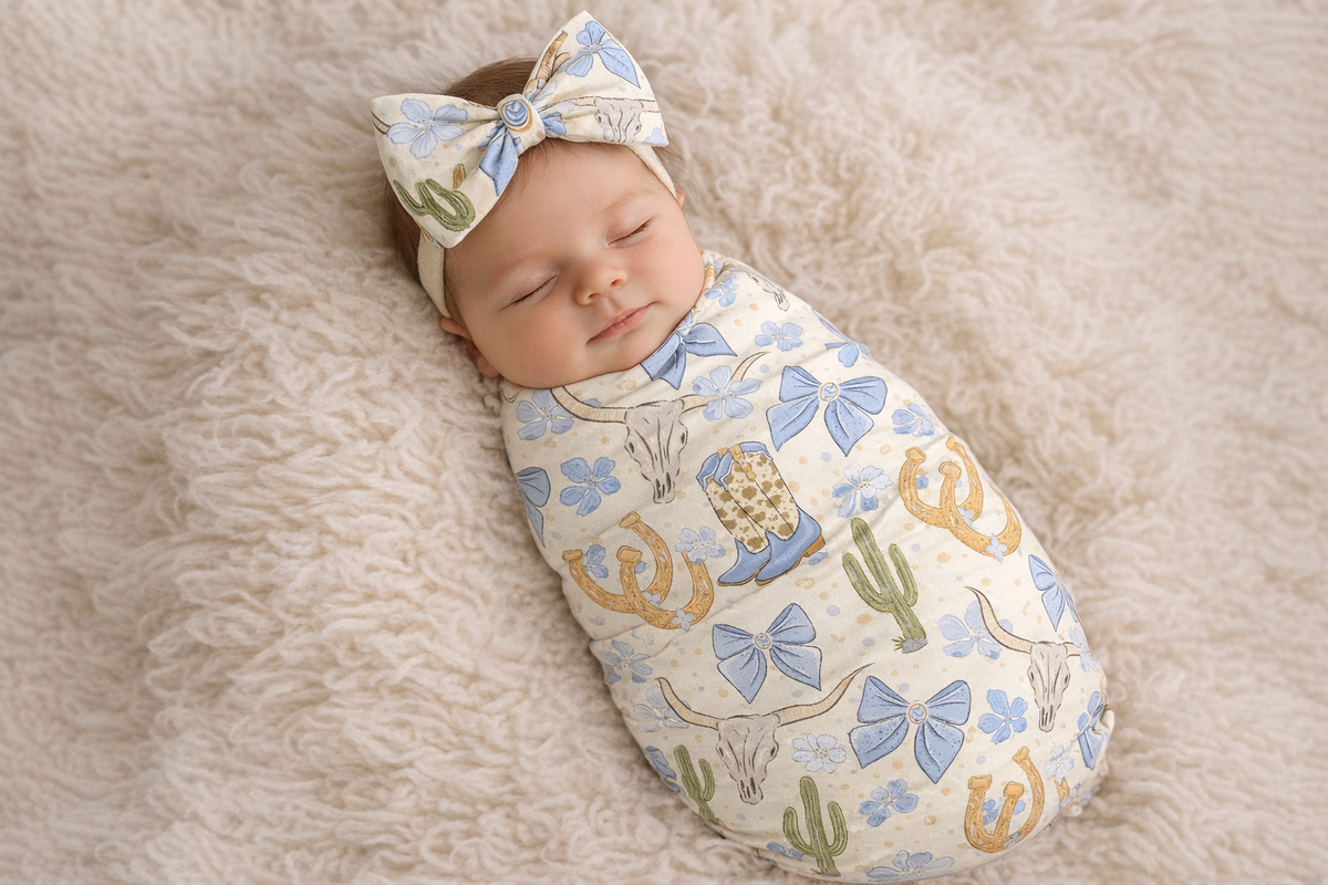CUSTOM Swaddle Sets 37x55”