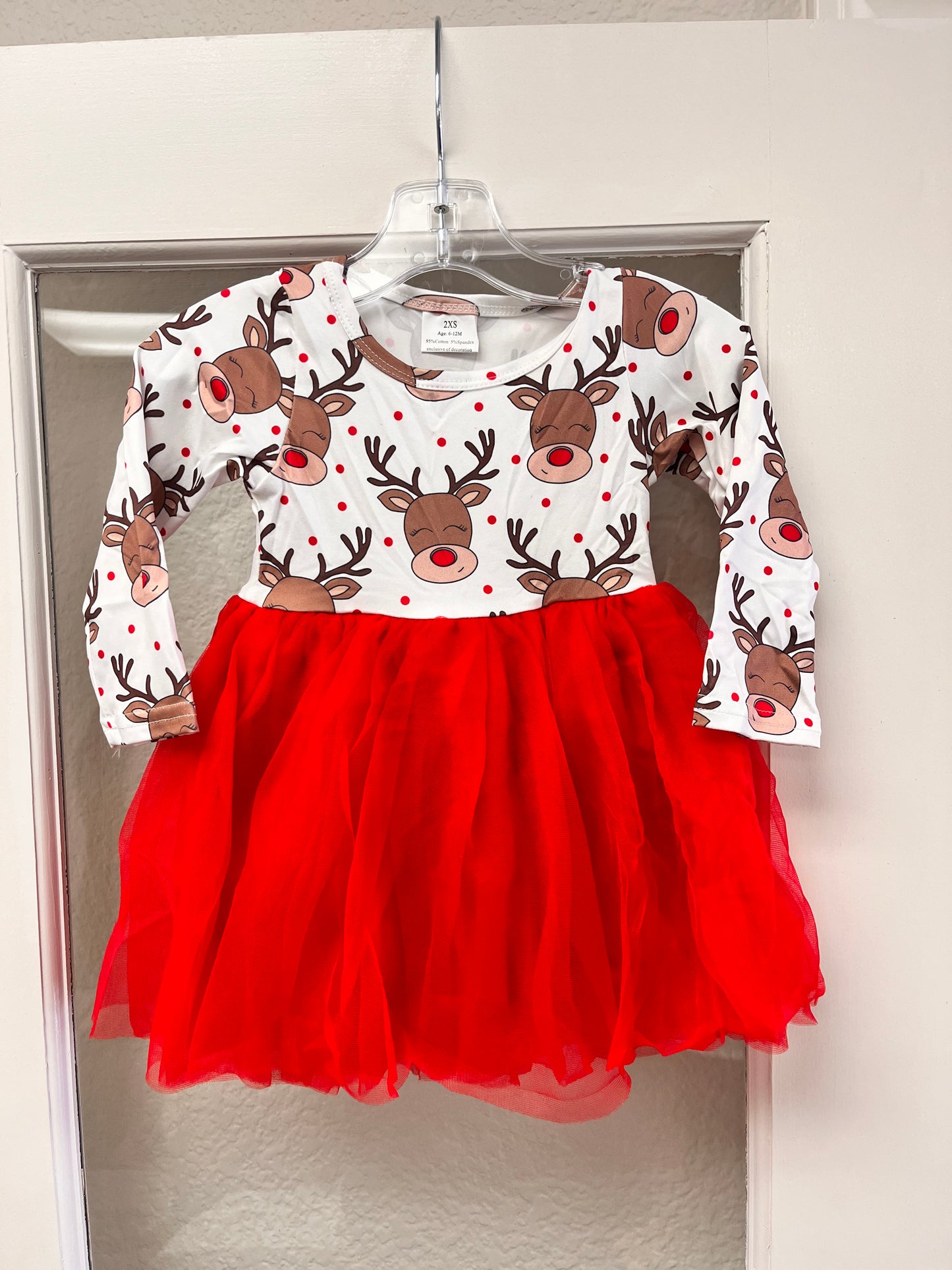 Reindeer Soft Tulle Dress