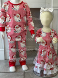 **PRE ORDER** Vintage Santa Striped Set