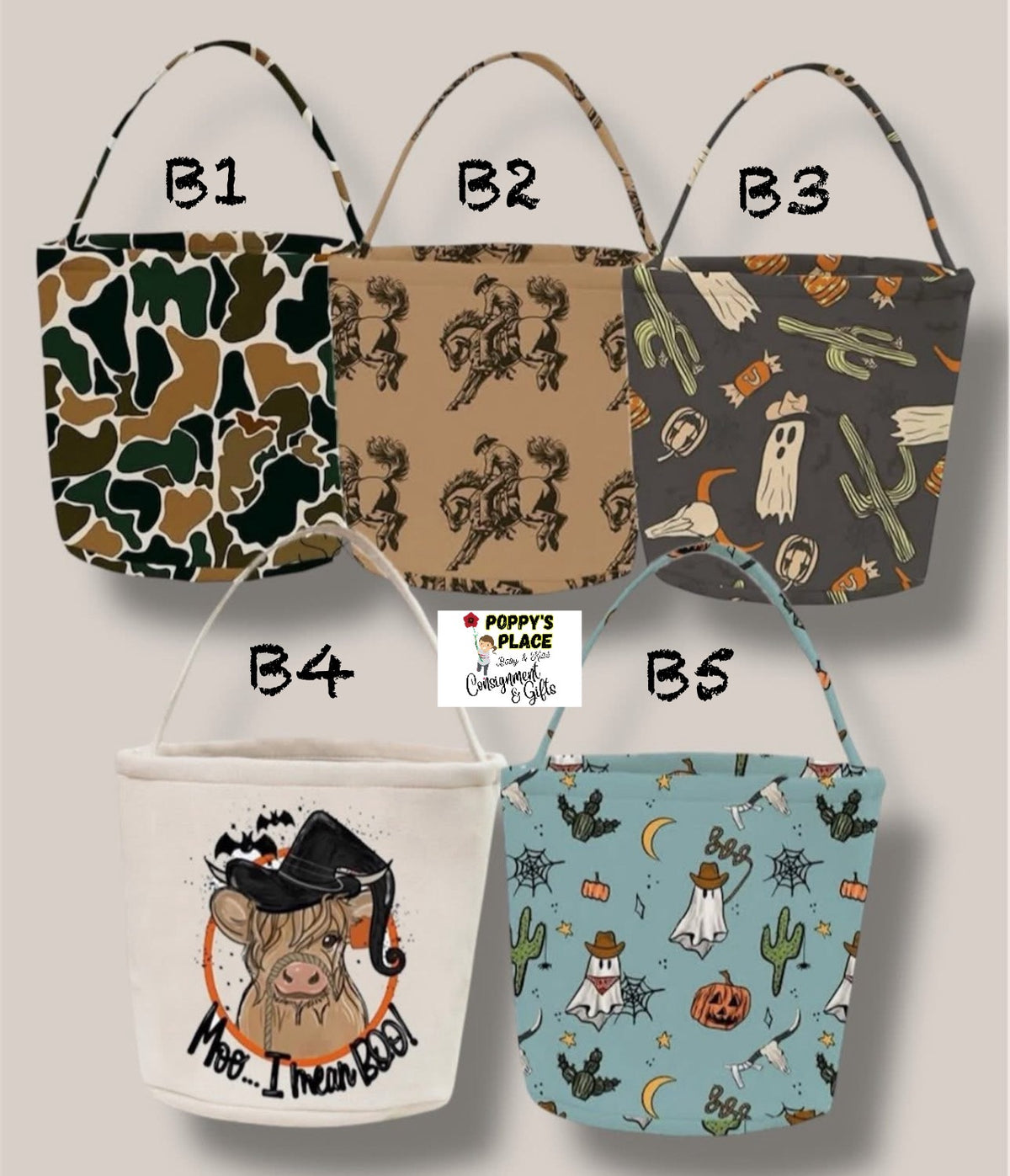 *Coming Soon* Halloween Bucket (w/ Custom Available)
