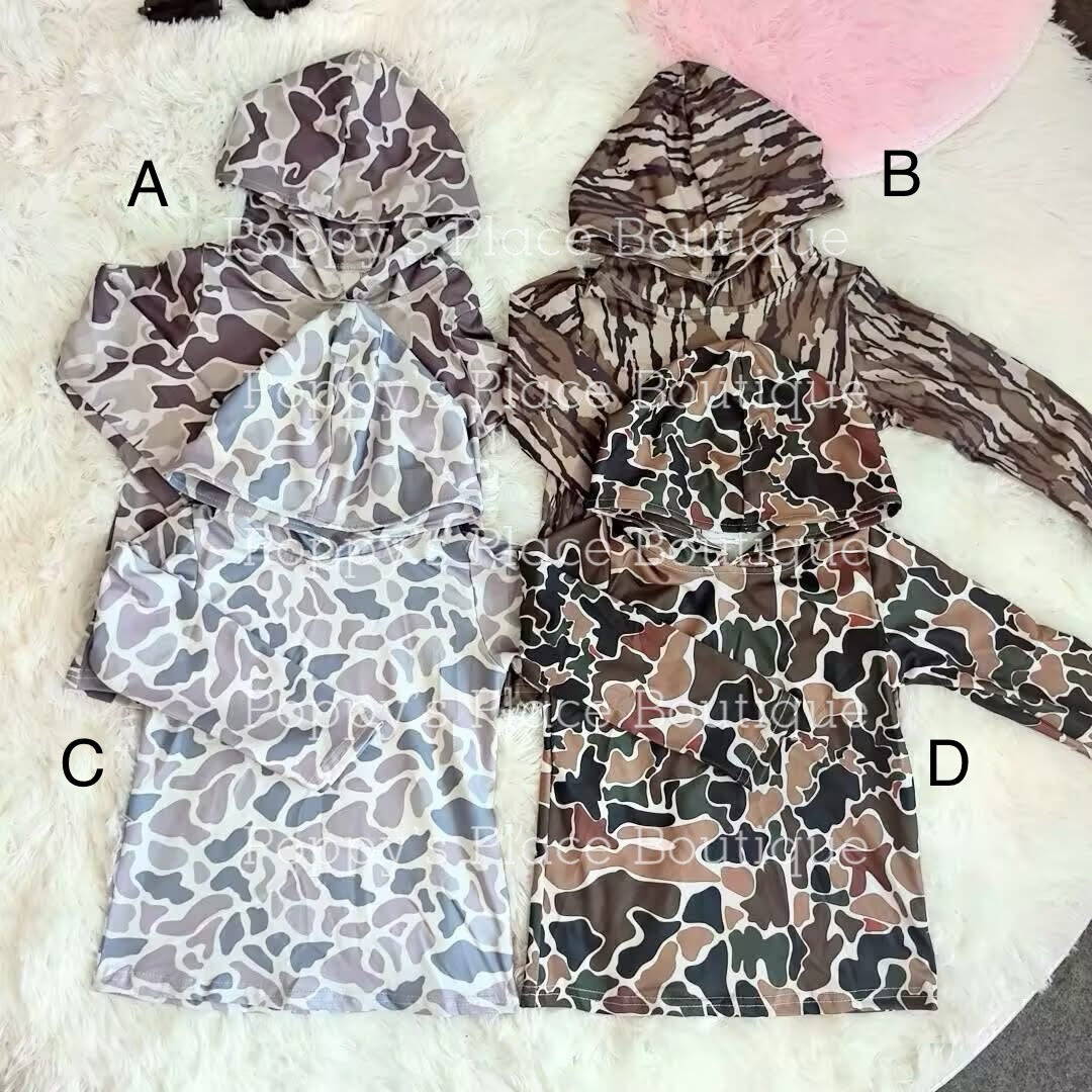 **PRE ORDER** Camo Soft Stretch Hoodies