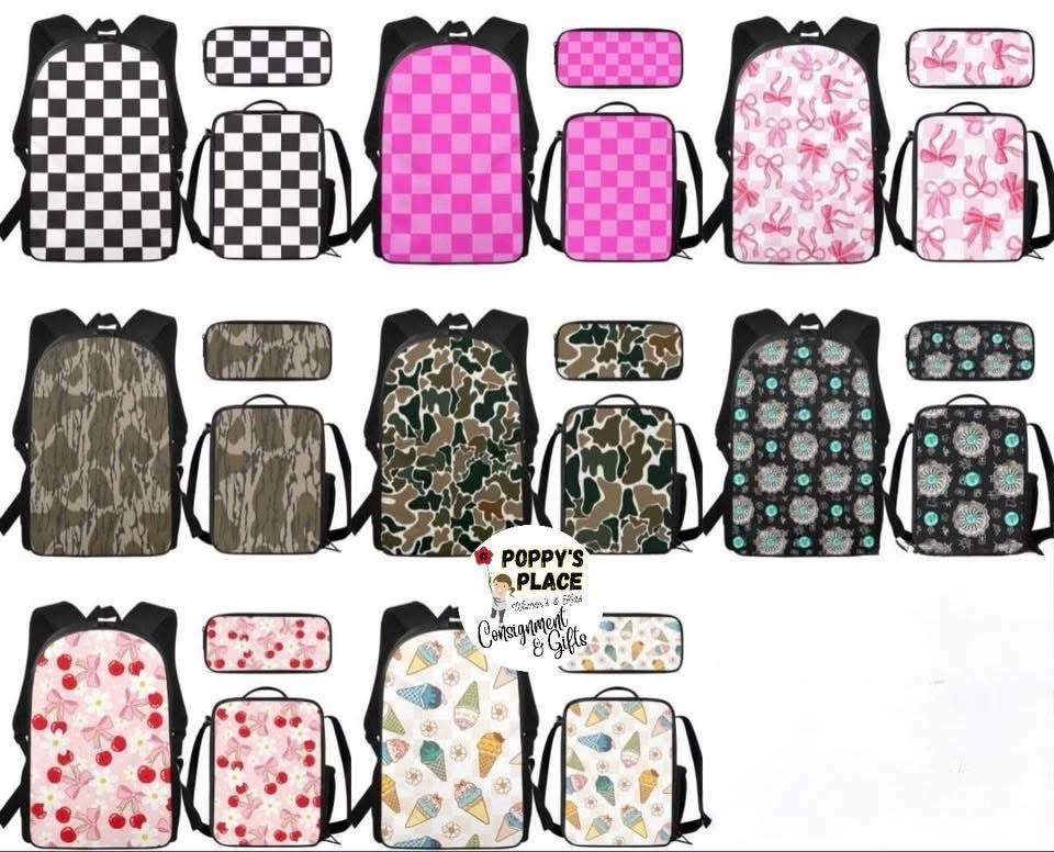 **PRE ORDER** Backpack 3 pc, Custom