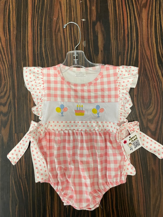 2t, birthday girl romper