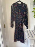 Ralph Lauren Button Up dress ,navy blue ,20W