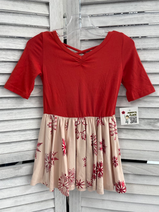 2t, dds 2t christmas red/skirt dress