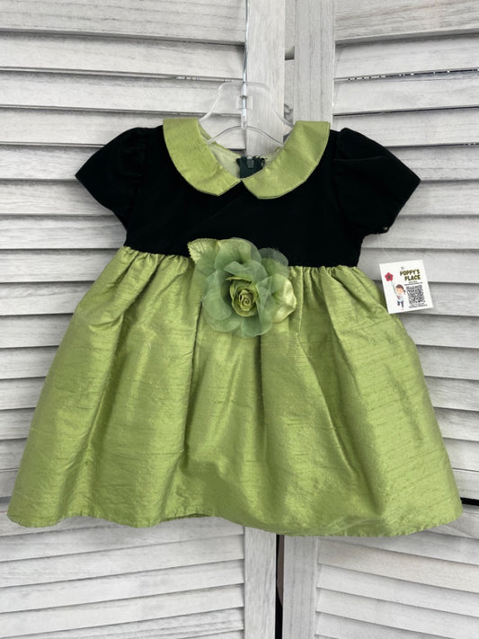 12m, Crayon Kids Green Dress