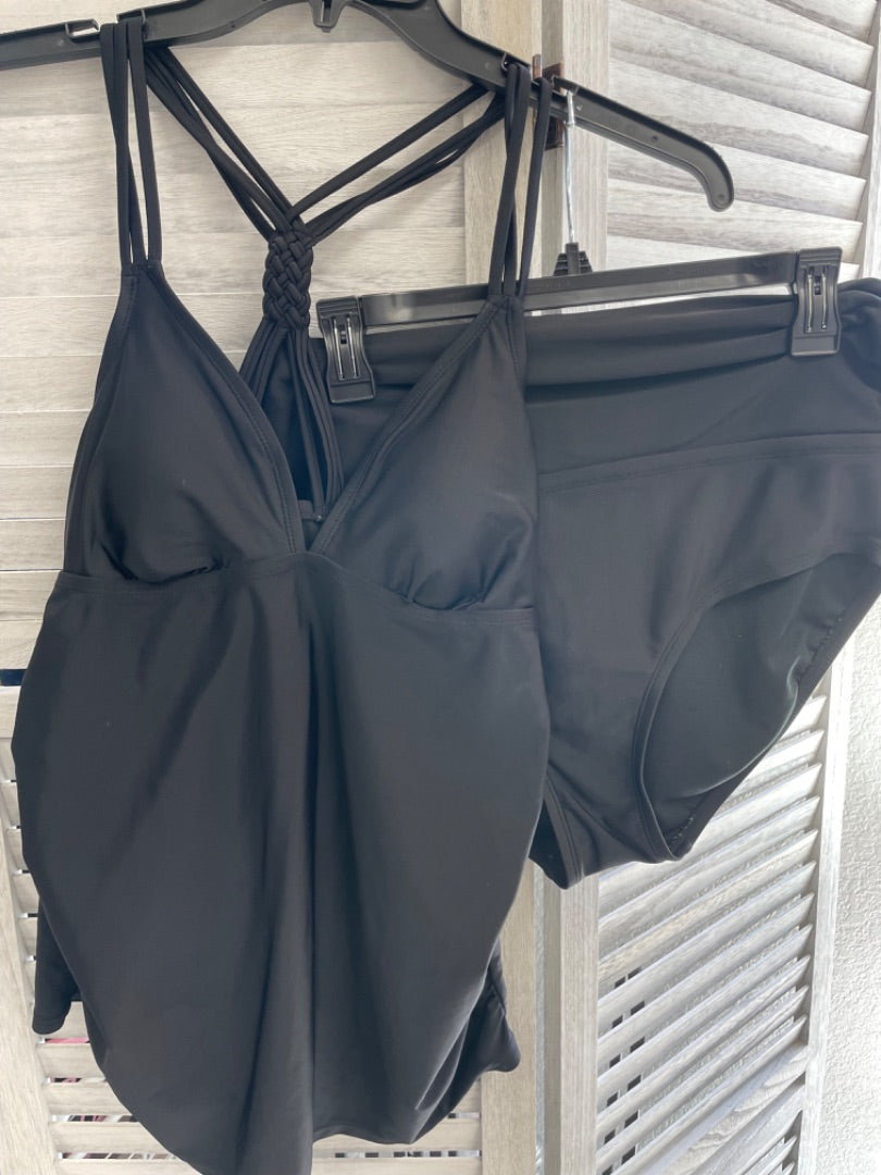 m, black maternity swim