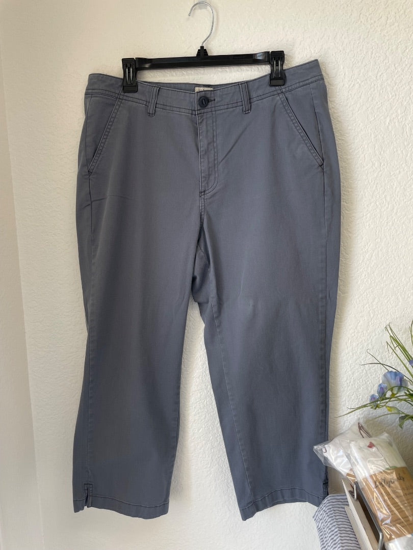 14- AS IS-, LL Bean Capri Pants