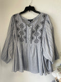 1X, See N Be Seen Blouse