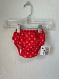 small, red