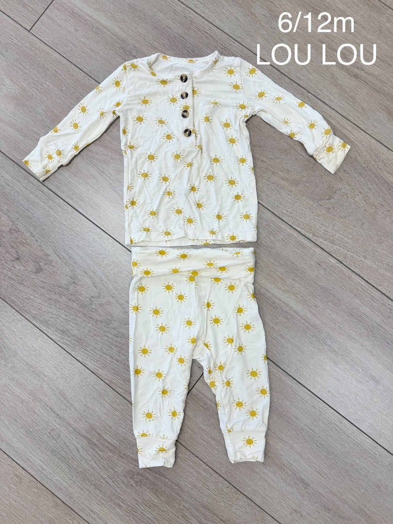 6/12m, Lou Lou 2 pc bamboo set