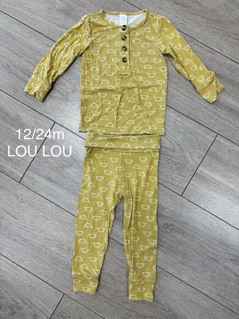 12/24m, Lou Lou 2 pc bamboo set