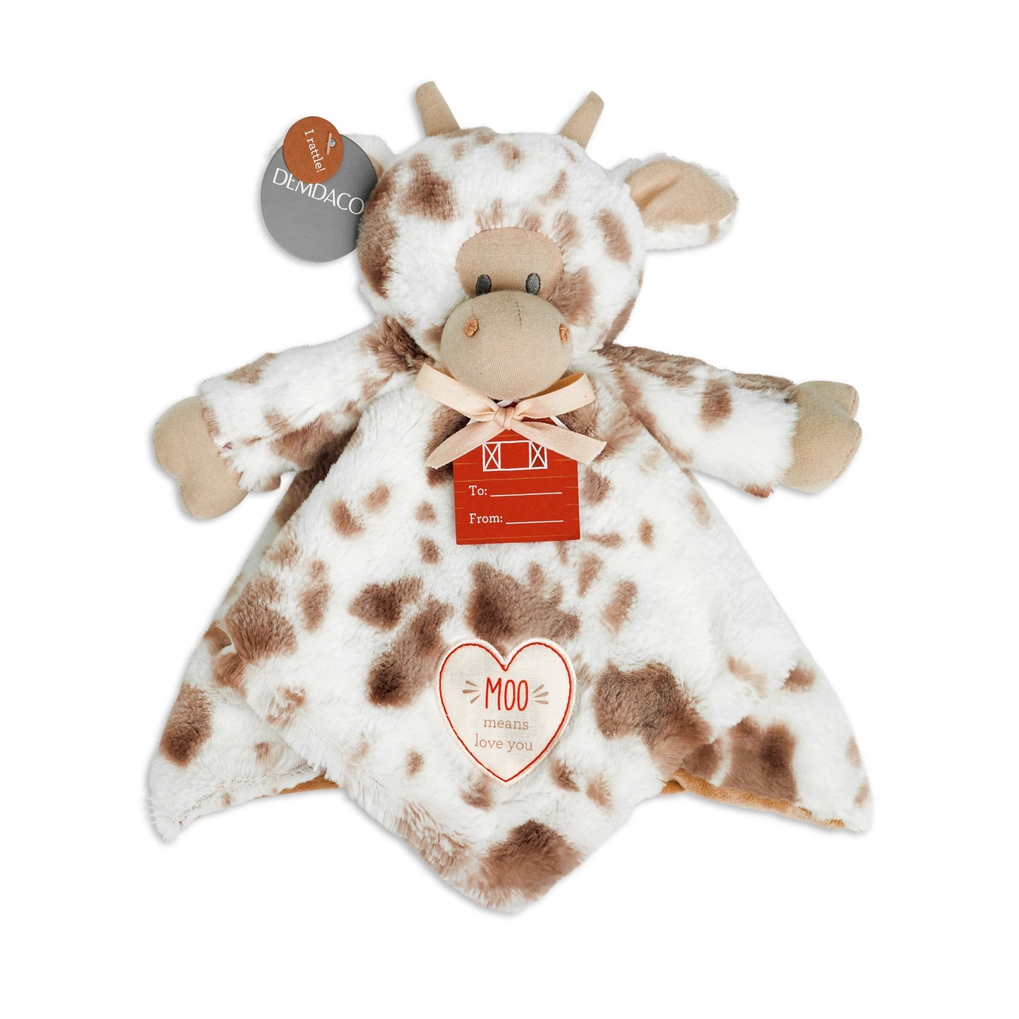 Cow Rattle Lovey