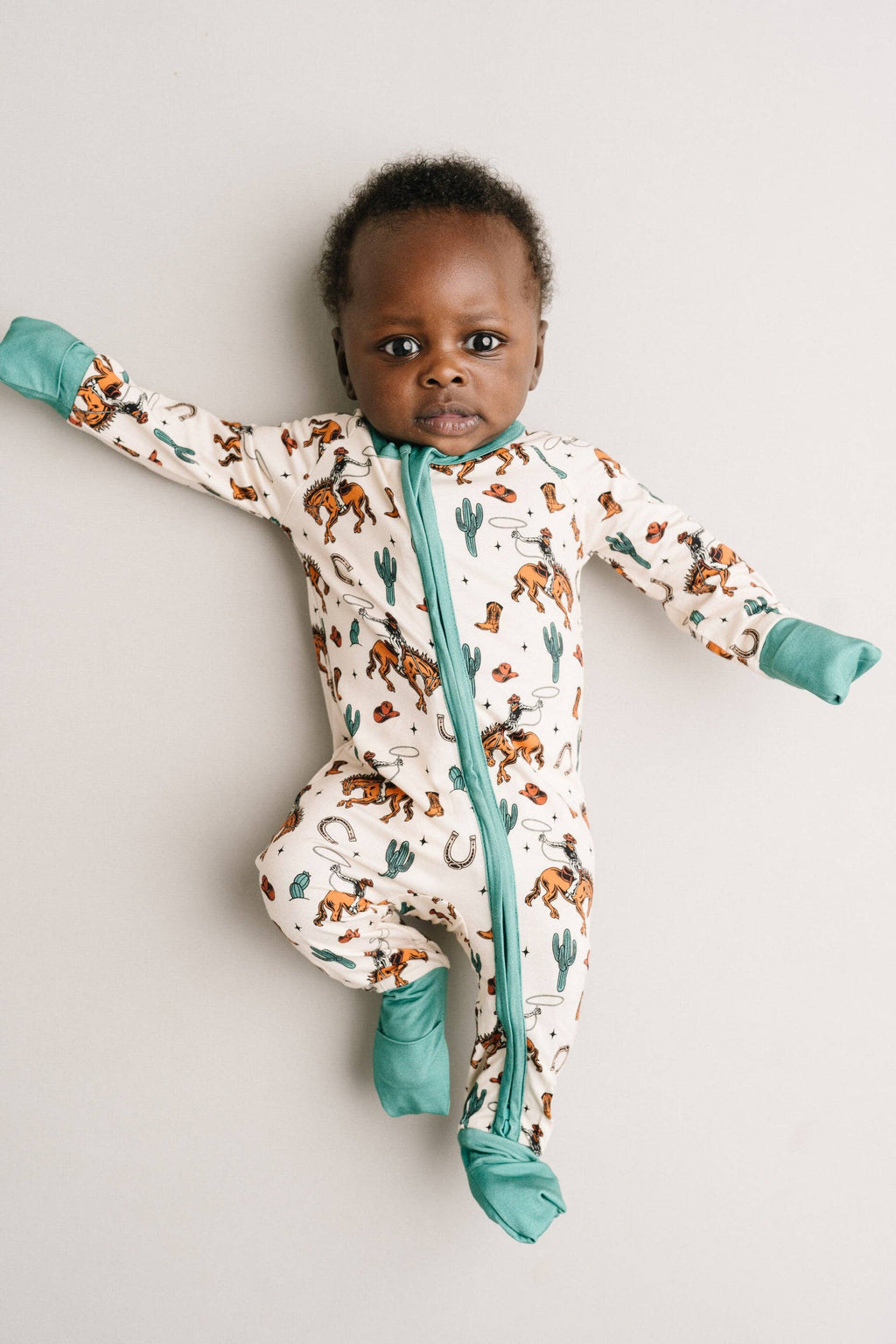 3/6m , LOS Rodeo Rider bamboo zippy