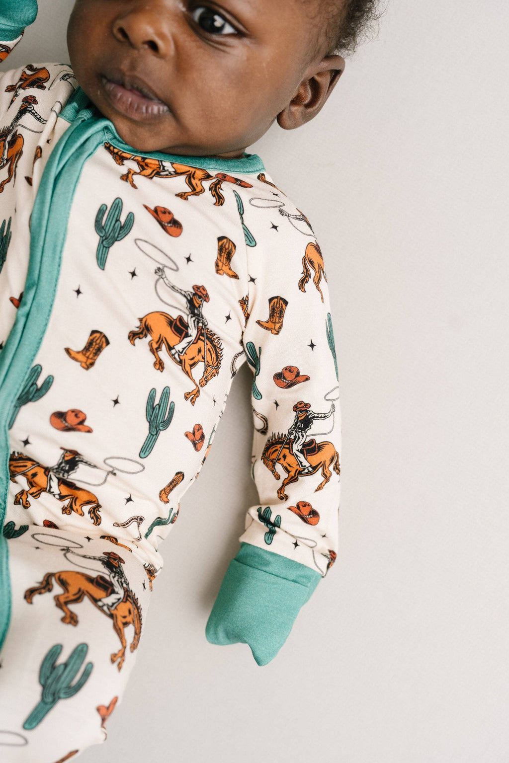6/12m, LOS Rodeo Rider bamboo zippy