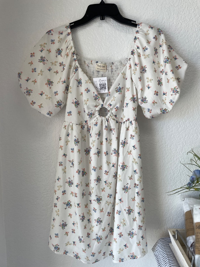 S, Peach Love California Dress