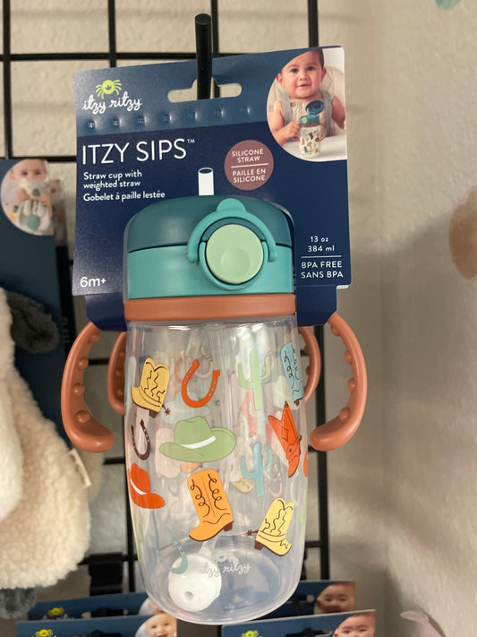 Itzy Ritzy - Straw Cup, Wild West,Wild West,6m+