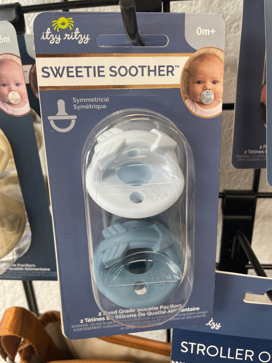 Itzy Ritzy Sweetie Soother,Blu,0m+