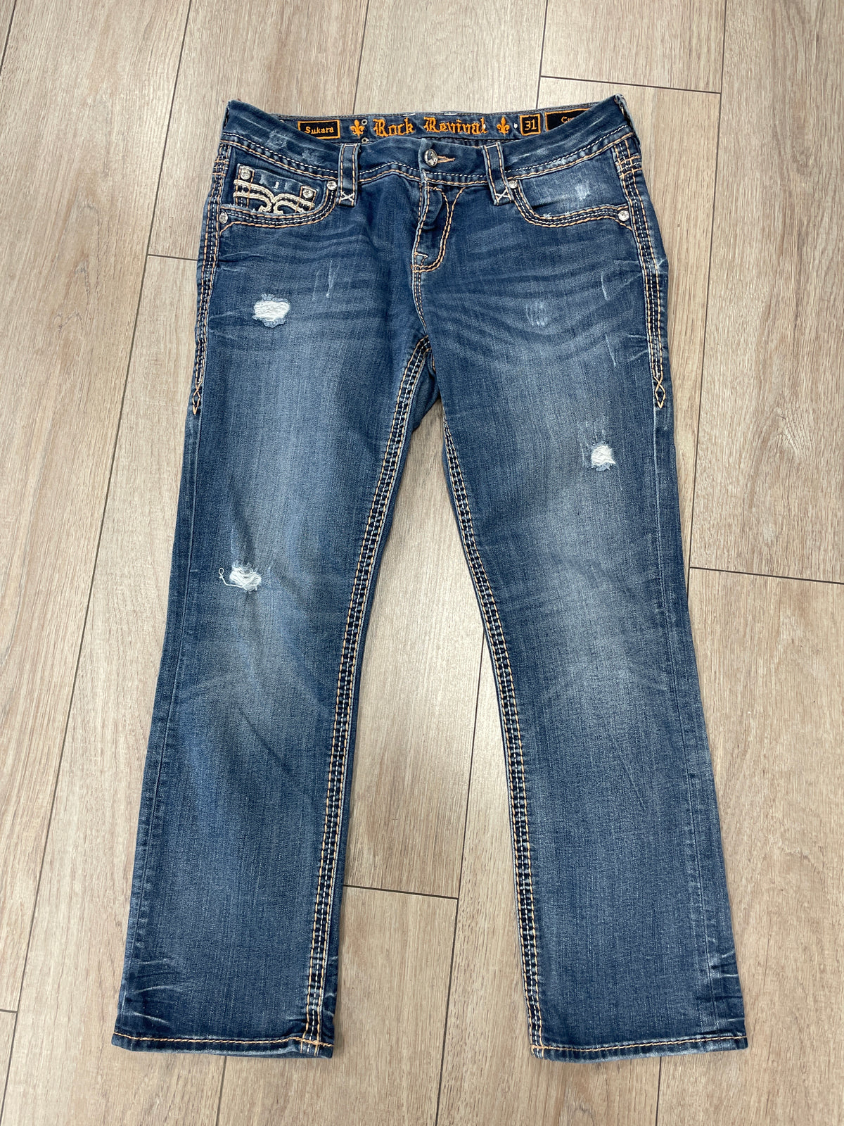 rock revival straight jeans,light blue,31