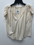 Max studio tan blouse ,tan ,small